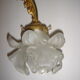 Chandelier bronze 3 tulip glass beginning XX
