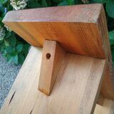 Wooden bench