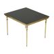 Table basse vintage en laiton et cuivre