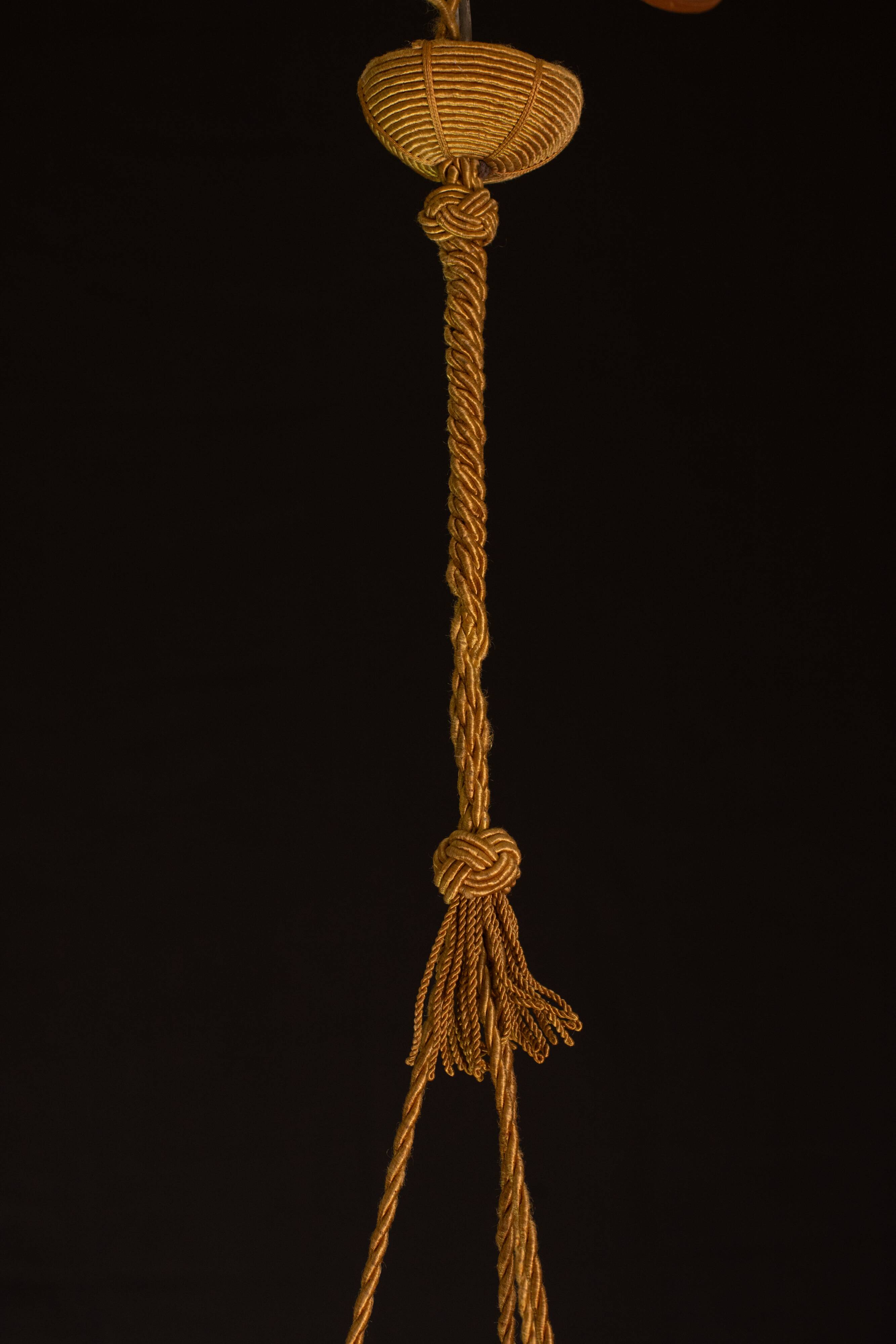 Antique Liberty Alabaster Candlestick, Brass Structure 1940s