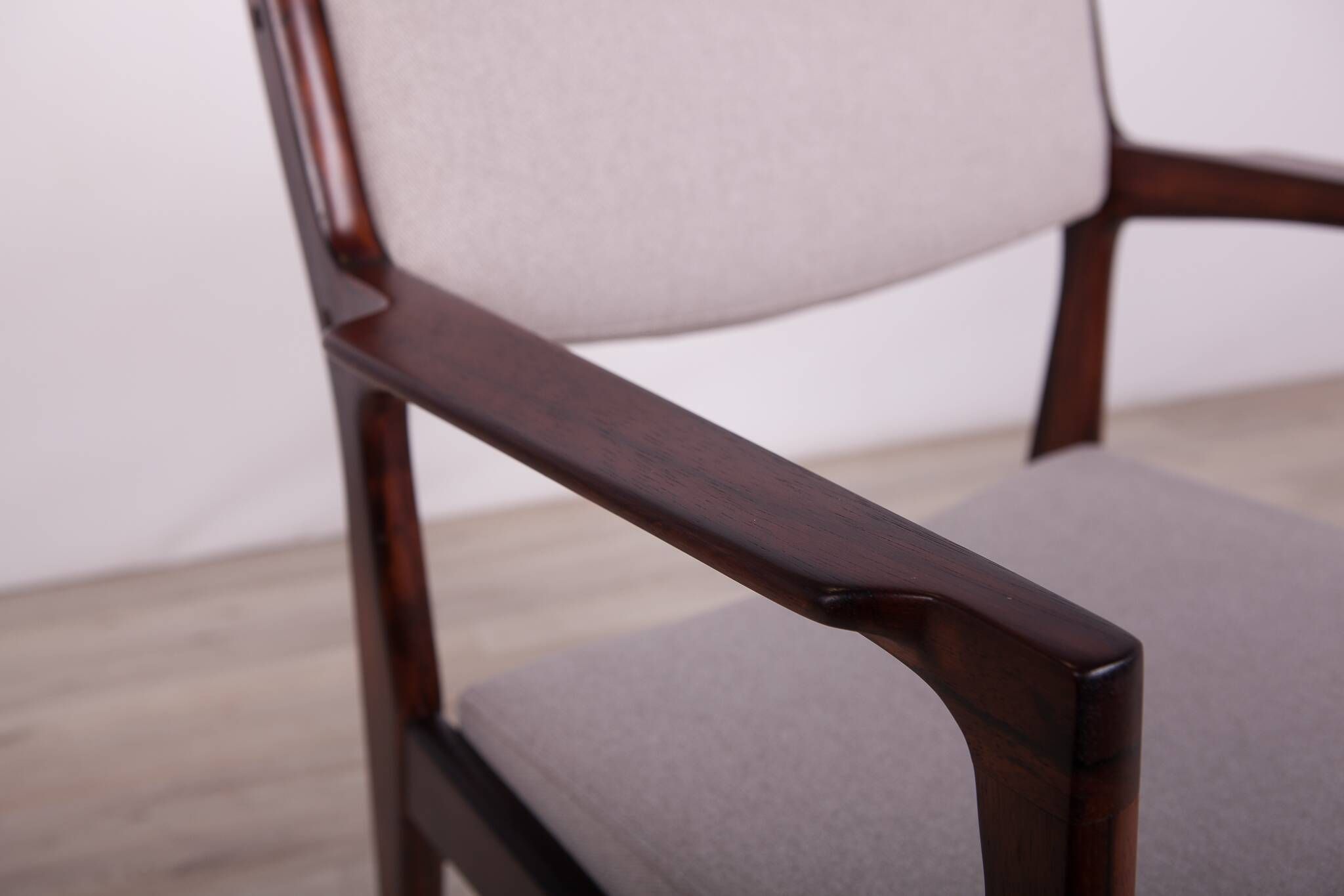 Rosewood Armchairs by Erik Buch for Ørum Møbelfabrik, 1960s, Set of 4