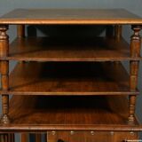 Revolving Walnut Bookcase, stamped G.Lancelin – 1900