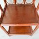 Petite table d'appoint ancienne en bambou et bois