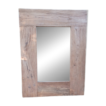 Miroir en bois "indigène"