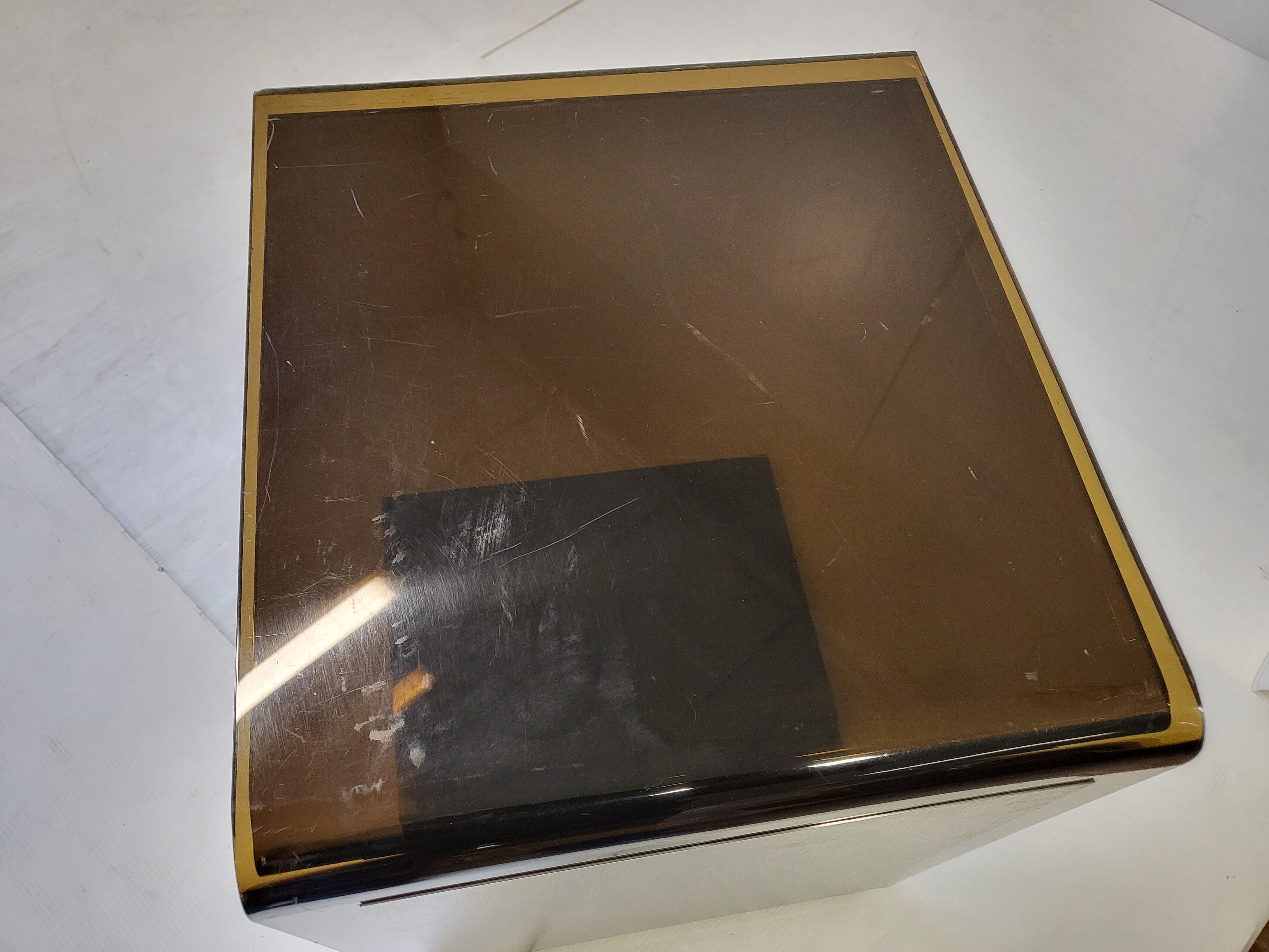 2 vintage pull-out tables 1970