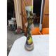 Vase in glass paste and bronze by F. Silviy