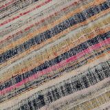 Large Striped Multicolor Vintage Kilim Rug, 292x327Cm