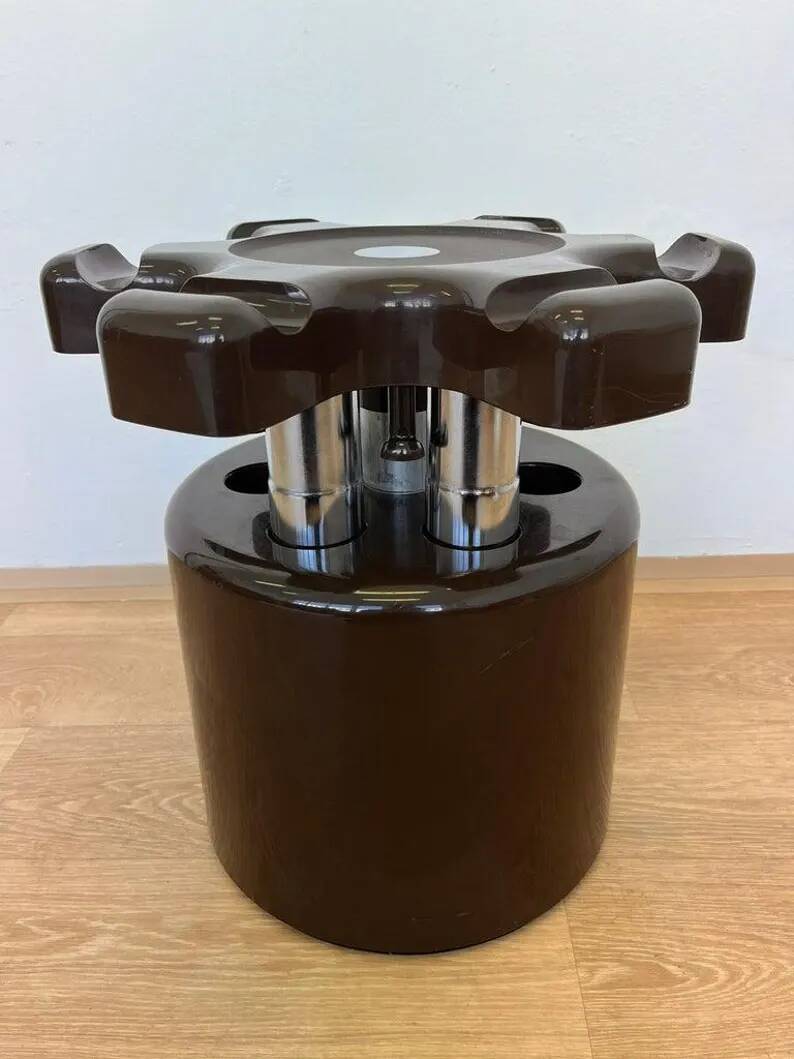 Mid Century Coat Rack and Umbrella Stand Velca, Paolo Orlandini & Roberto Lucci, 1970s