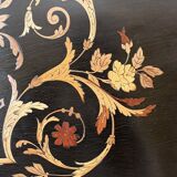 Table pliante marquetée, époque Napoléon III – XIXe