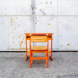 Desk with folding seat for children Fratelli Reguitti style Italia Anni '50