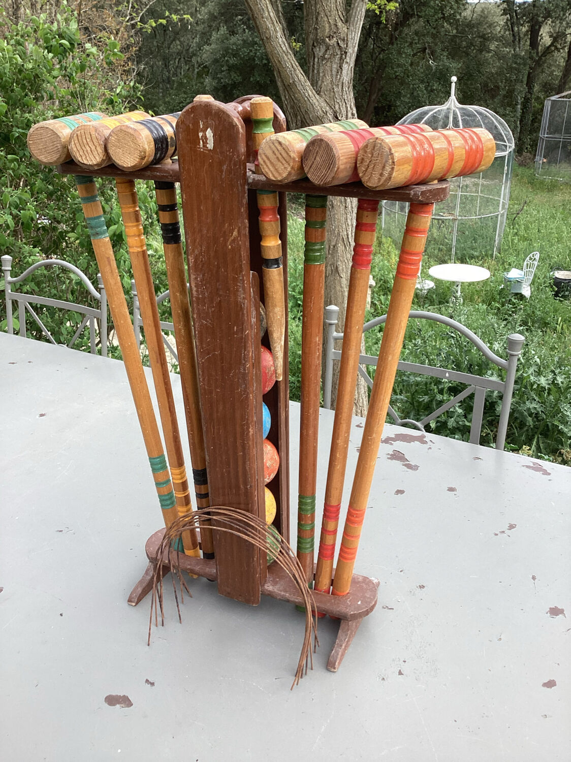 Vintage croquet games