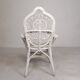 Vintage bamboo, rattan armchair with armrests, 1950s