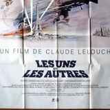 Original cinema poster "the uns and the other" claude lelouch