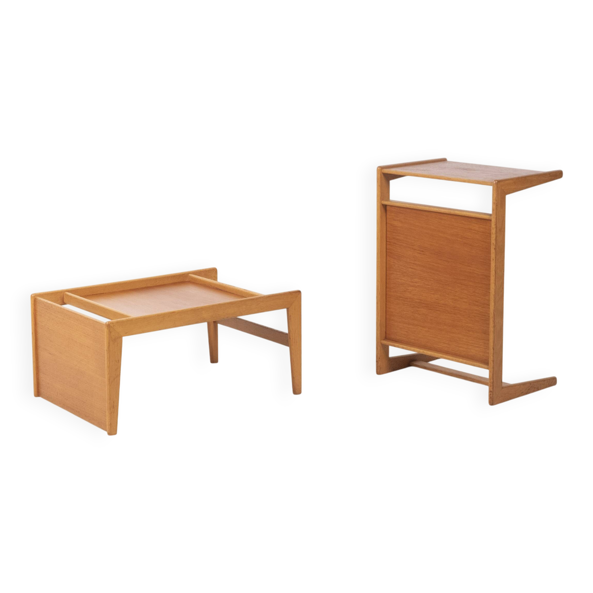 2x Tables de chevet Yngvar Sandström TrSide, années 1960, Suède
