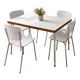 White Formica Kitchen Table - Keller - Very good condition