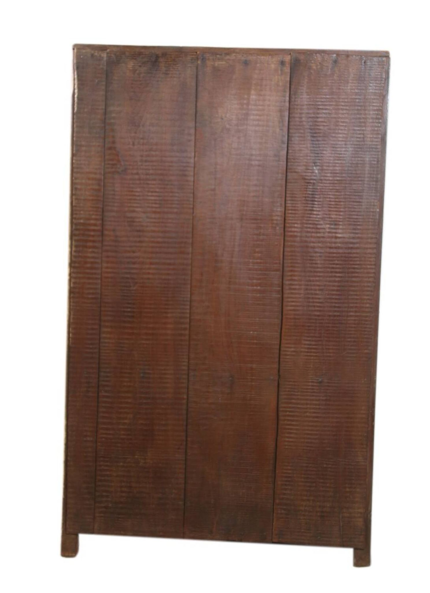 Armoire vitrée ancienne en teck birman