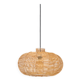 Raffia pendant light