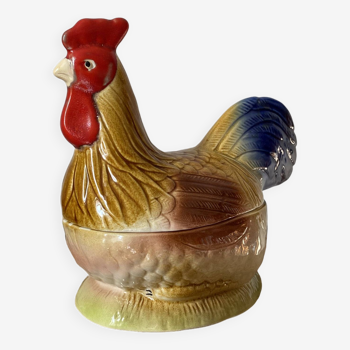 Vintage ceramic rooster Michèle Caugant