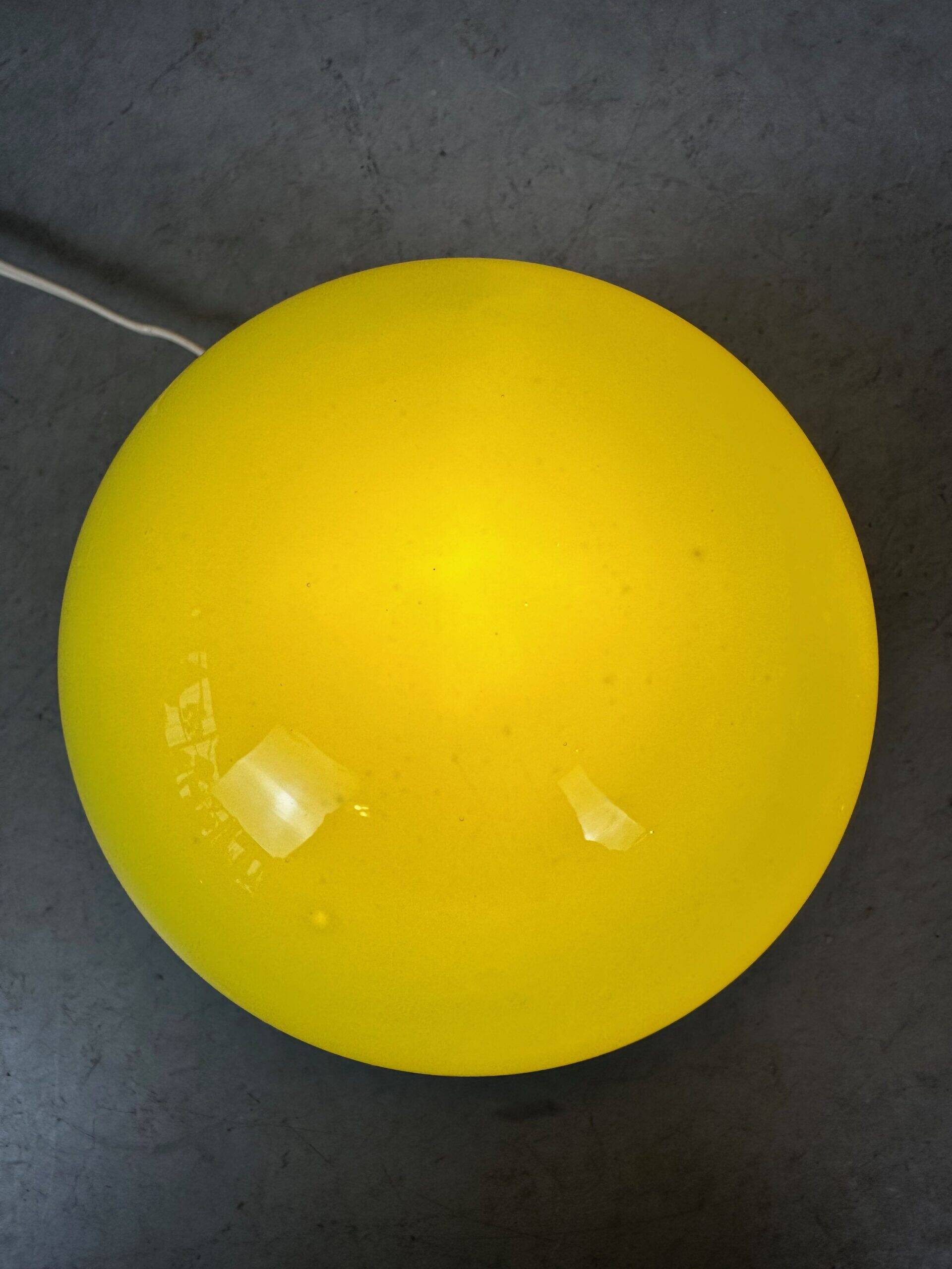 Vintage mushroom table lamp – glass