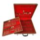 Cutlery set imitation bamboo 144 pieces vintage 1950