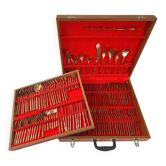Cutlery set imitation bamboo 144 pieces vintage 1950