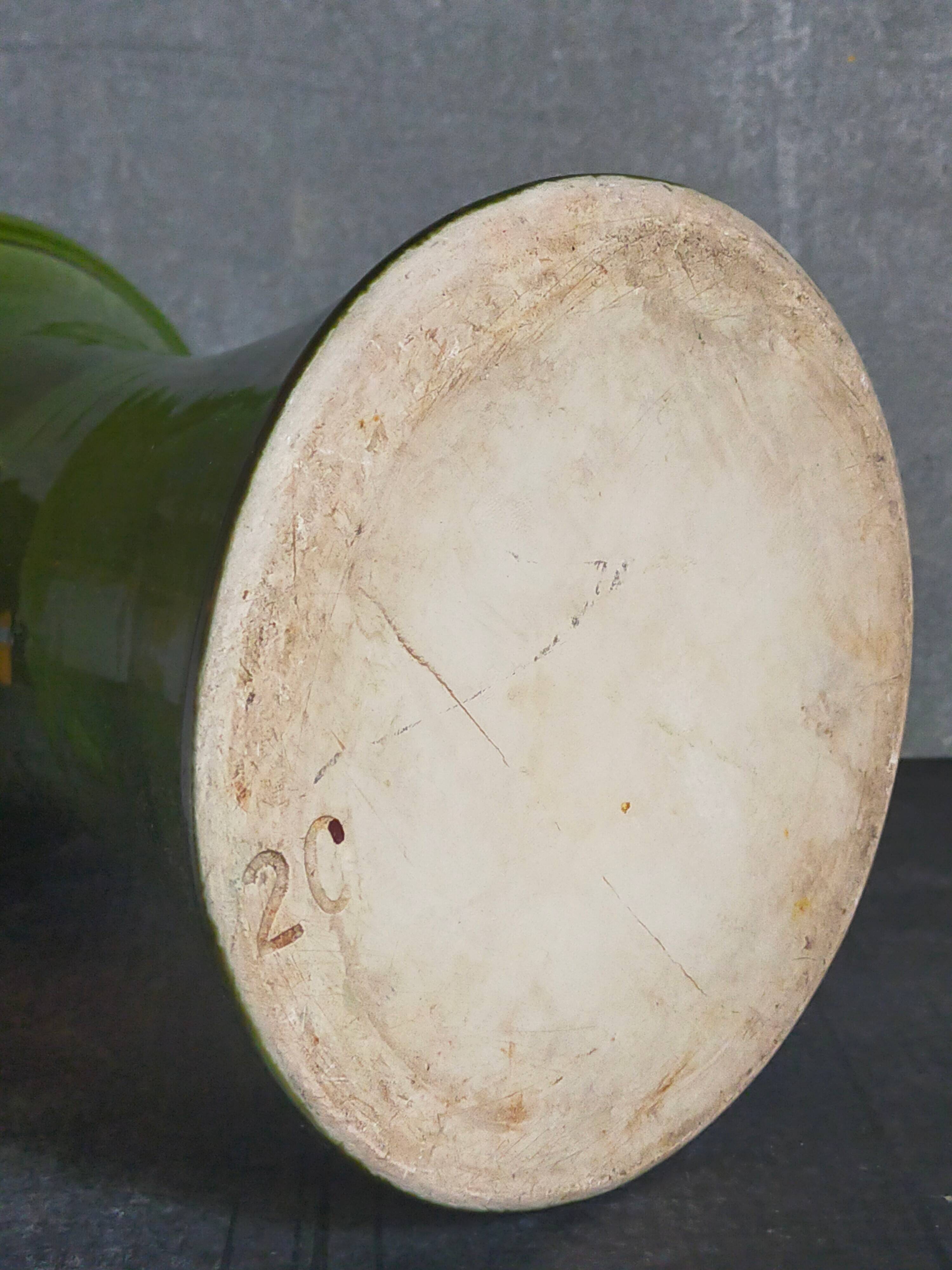 Vintage ceramic diabolo vase from the 1950s