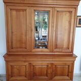 Vaisselier / library - solid wood - made by artisan