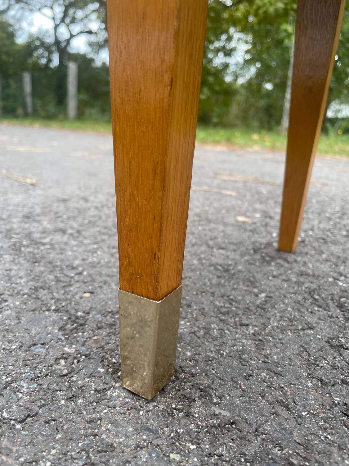 Bedside table with compass feet, 1960s
