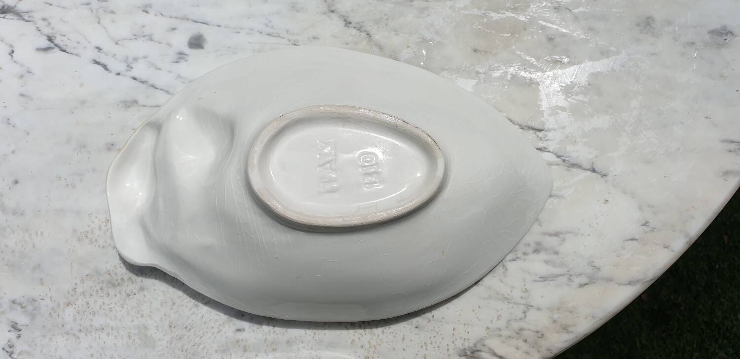 Pear slip fruit bowl