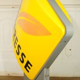 Light sign "Press" double-sided