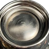 Tableware, Thermid silver metal ice bucket, glass bowl, lion handles X