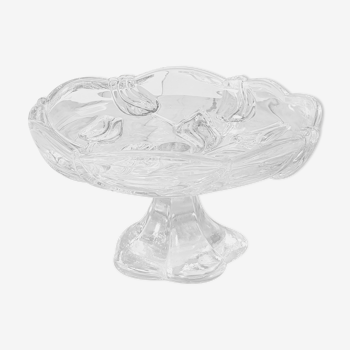 Dish on piedouche in German crystal