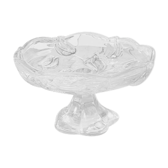 Dish on piedouche in German crystal