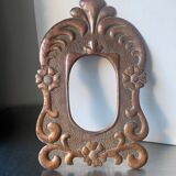 Art nouveau copper metal frame 31 cm x 19 cm
