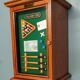 Display chest diorama for cd - billiards club - 80s - england