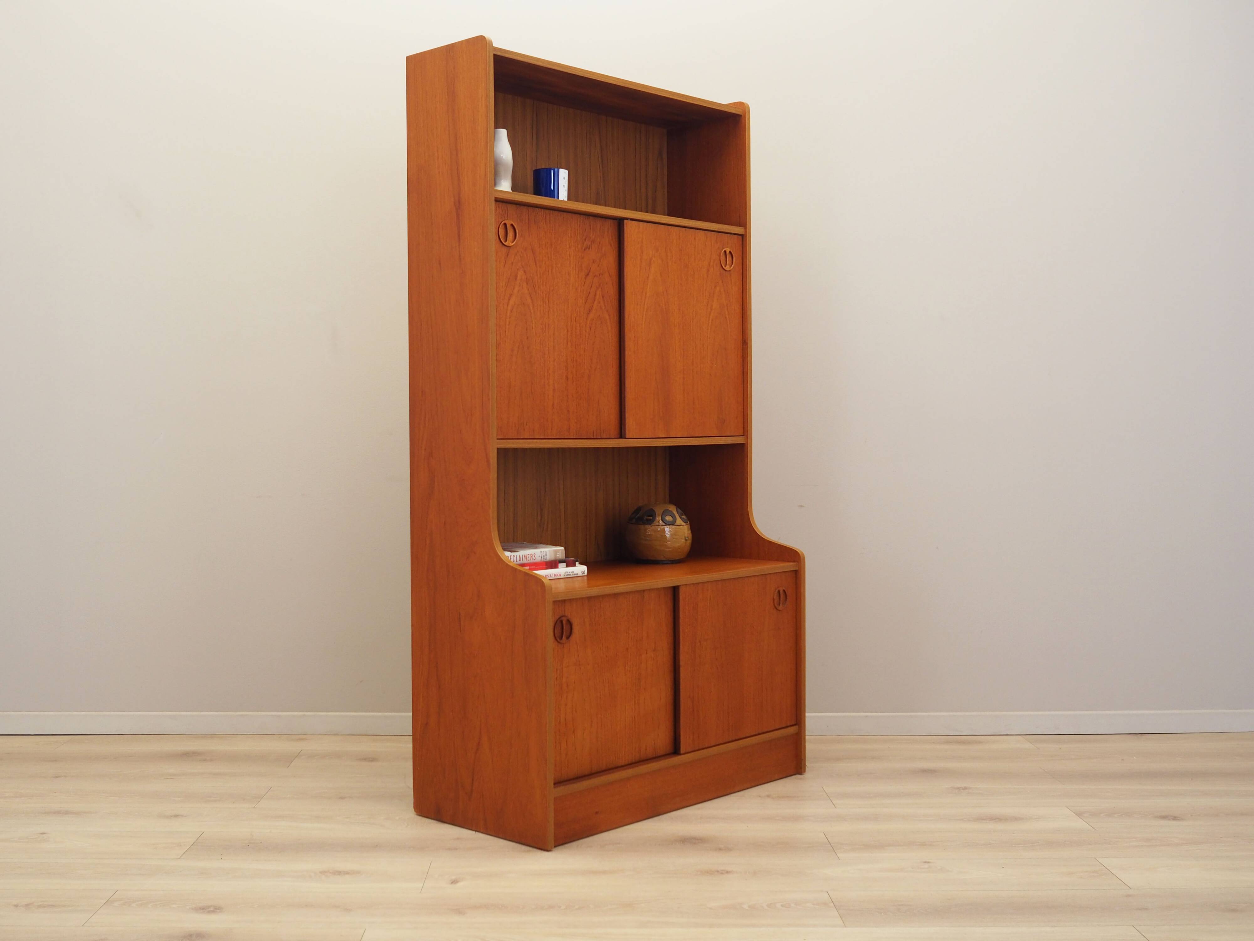 Teak bookcase, Danish design, 1960s, production: Denmark