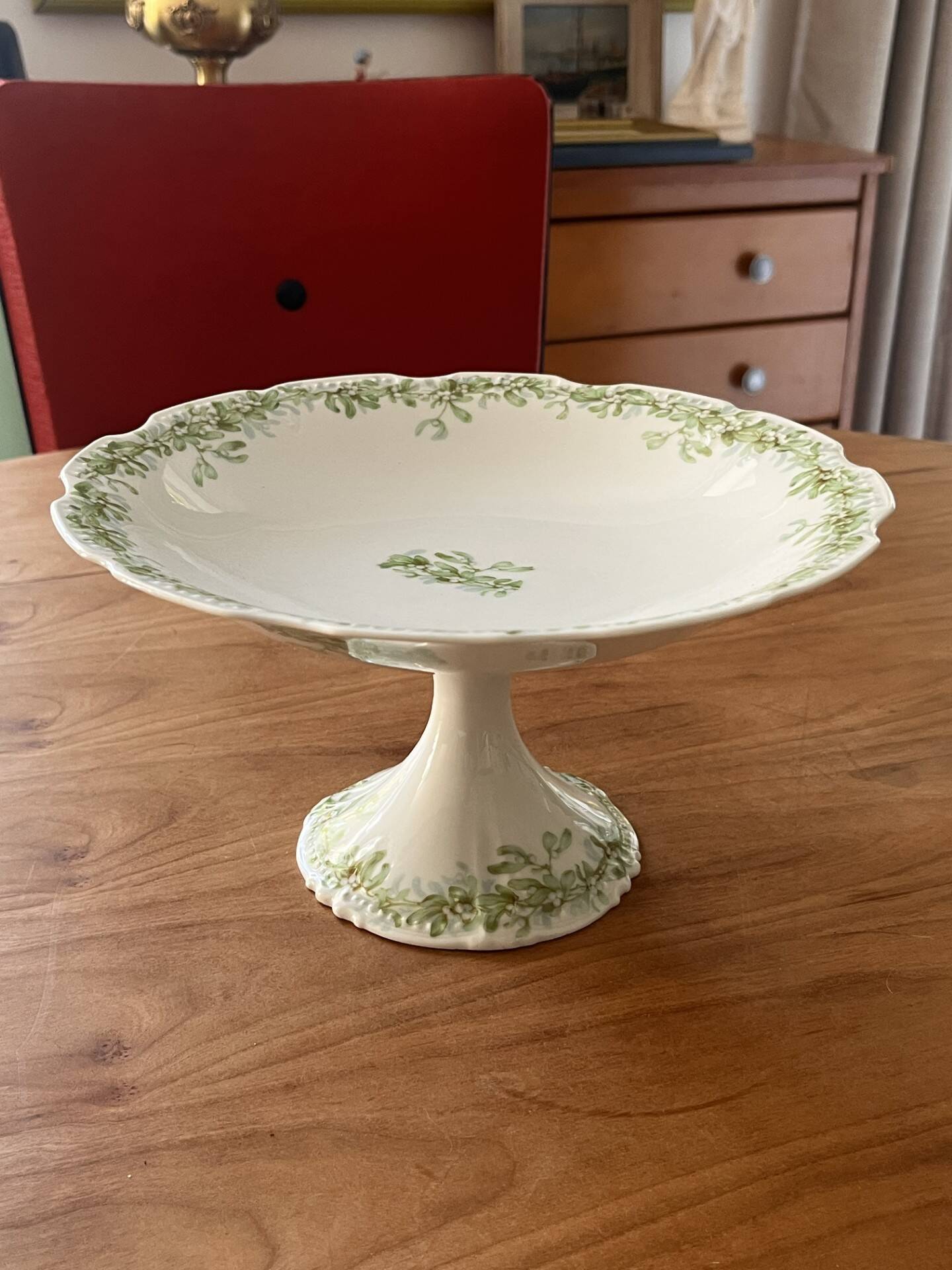 Antique fruit bowl