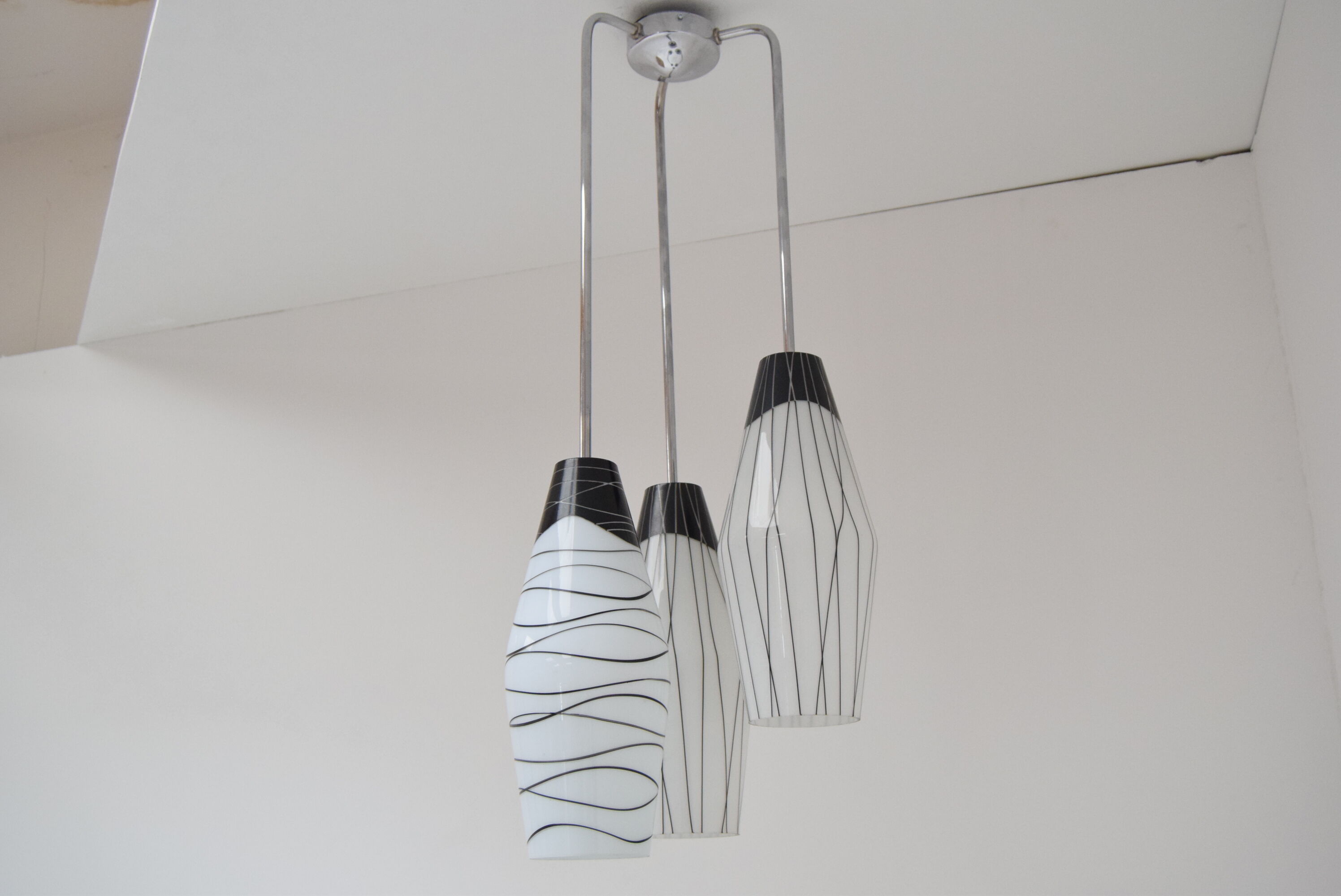 Mid-century Chandelier by Zukov,1970’s.