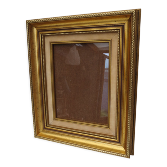 Rectangular wall frame gilded tower