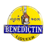 Dom Benedictin enamel liquor sign