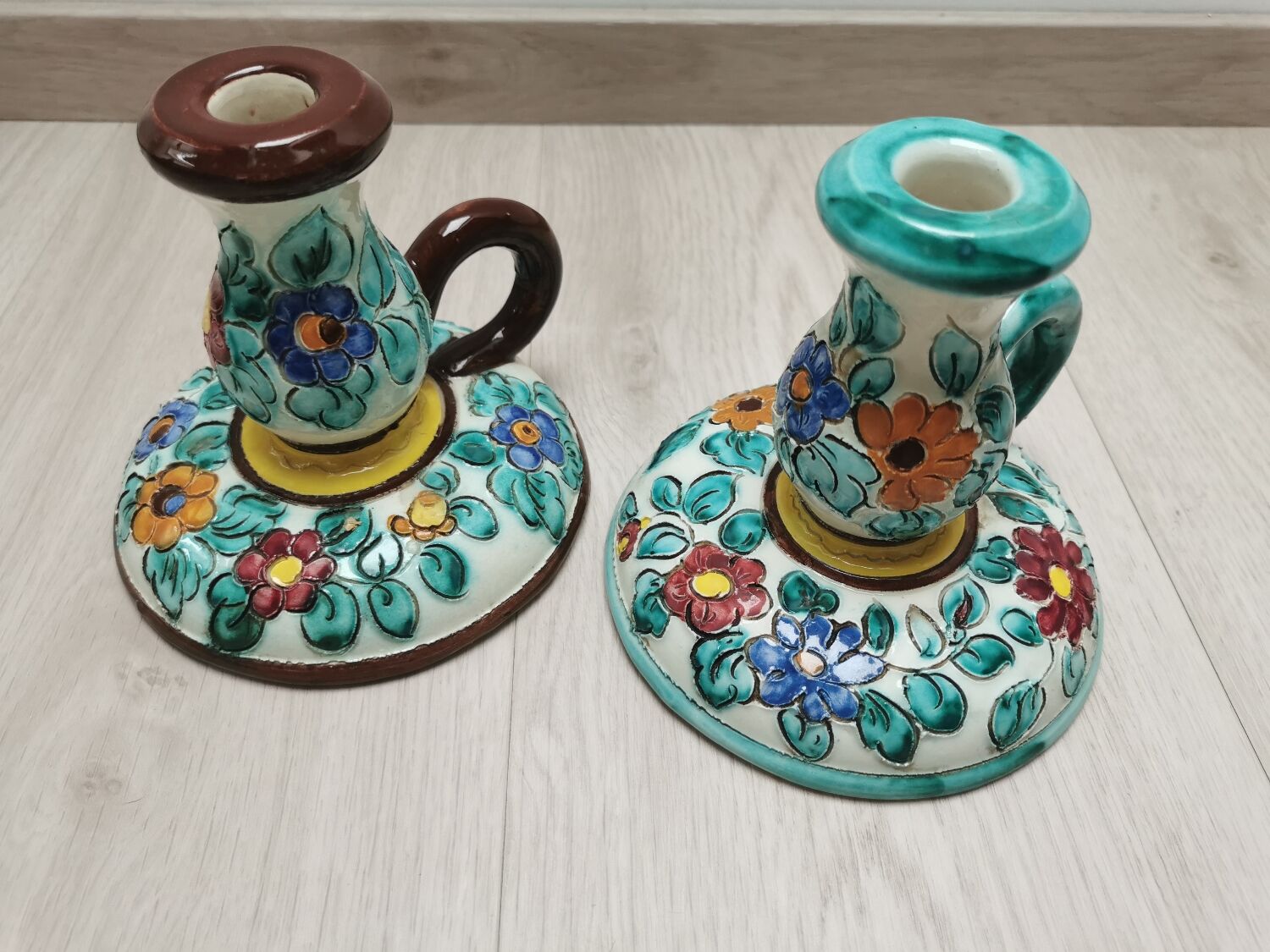 Cerart Monaco flower candlesticks