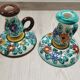 Cerart Monaco flower candlesticks