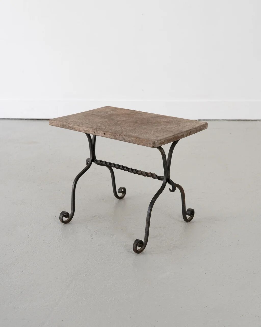 Early 20th century wrought iron side table