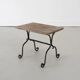 Early 20th century wrought iron side table
