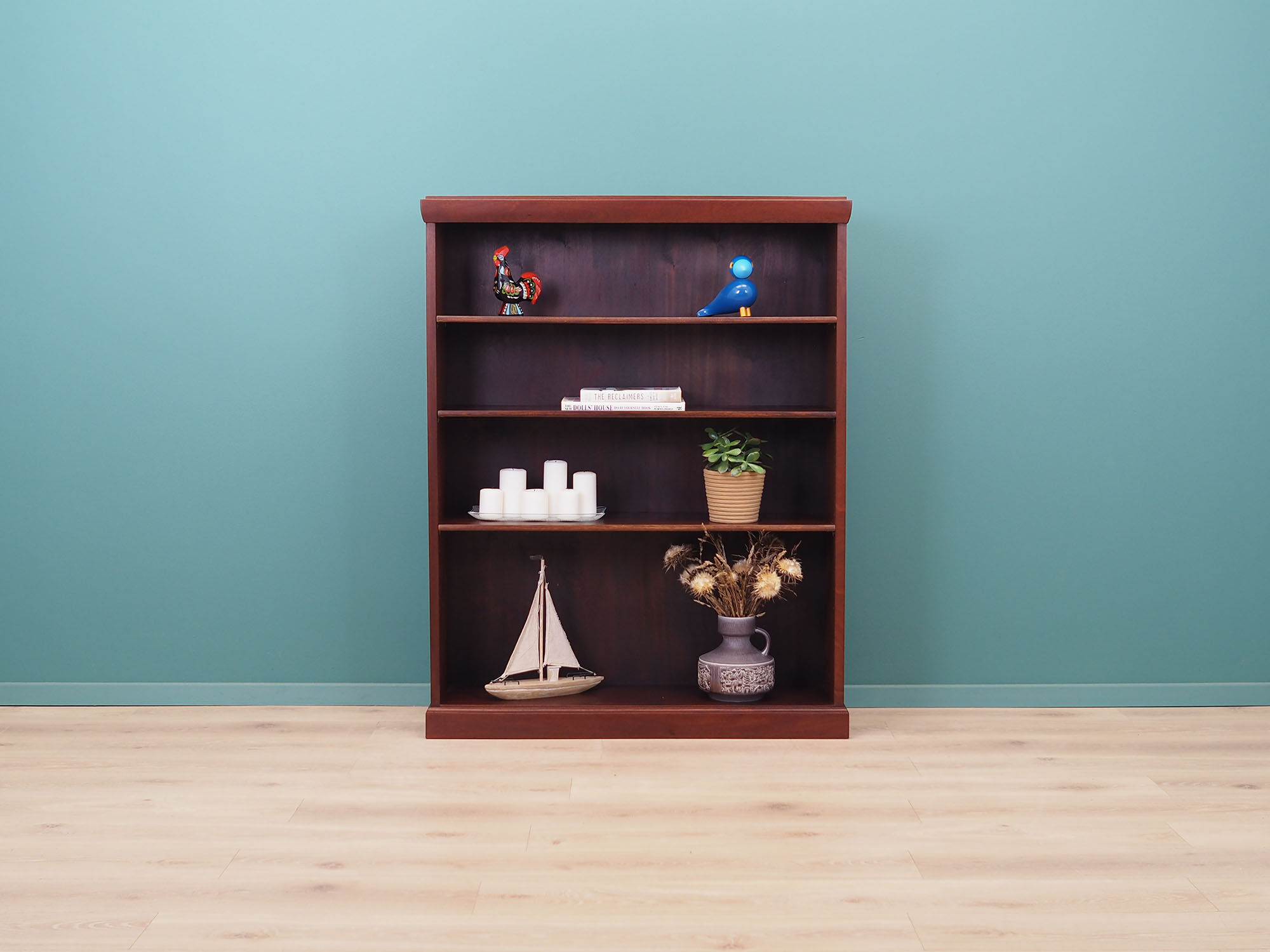 Mahogany bookcase, Danish design, 1960s, manufacturing: Denmark