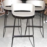Set of 3 Babila 2748 stools, Pedrali