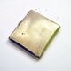 Art Deco cigarette case, alpaca cigarette holder with WS monogram.