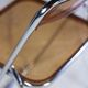 Lot de 3 chaises pliantes en plexiglas et chrome, 1970
