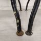 4 wrought iron garden chairs