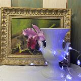 Vintage porcelain amphora vase